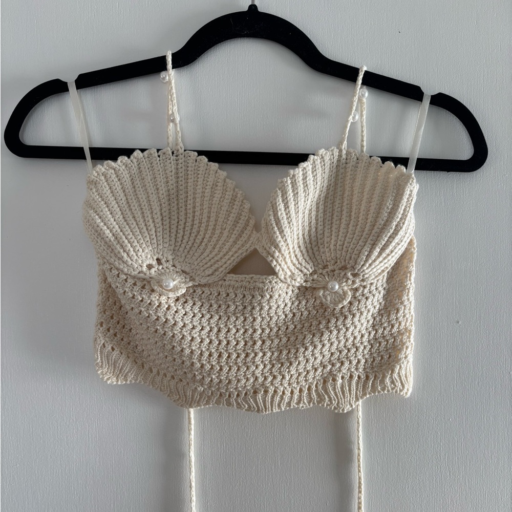 Meshki Kira Shell Cup Knit Top